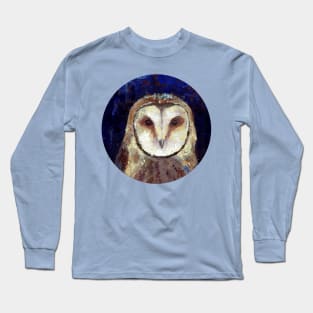 Nocturnal Barn Owl Long Sleeve T-Shirt